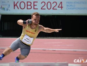 Multimedalhista alemão Niko Kappel, campeão mundial do lançamento de peso F41